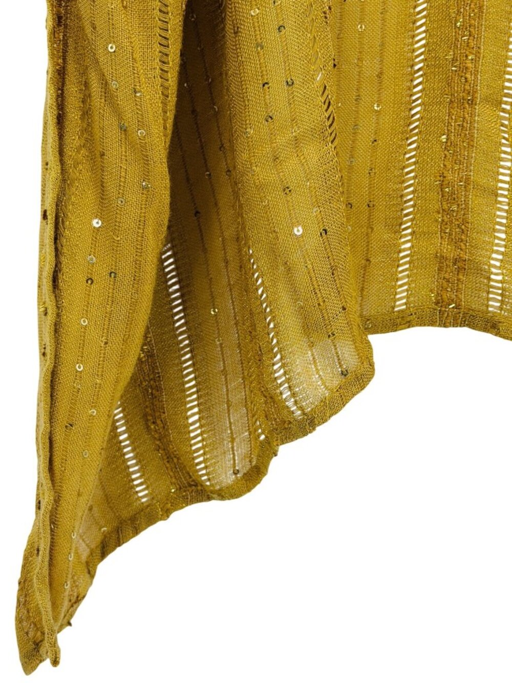 NWT Free People Golden Yellow Sequin Kimono | Boho Whimsigoth Coastal Cowgirl OS - Picture 6 of 16